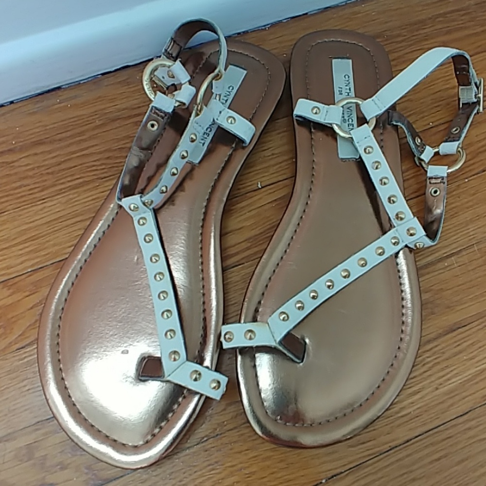 White stud thong sandal Cynthia Vincent for Target